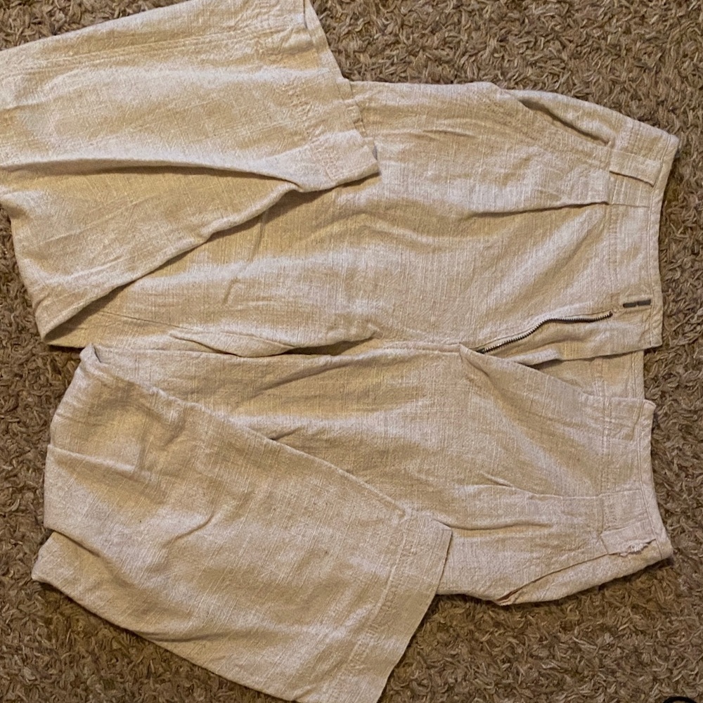 Free People Textured Cream Fabric